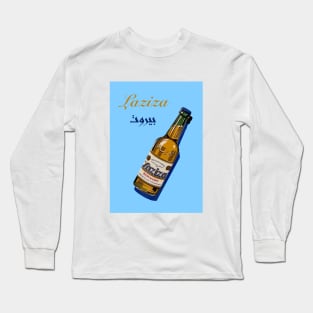 Laziza beer beirut art Long Sleeve T-Shirt